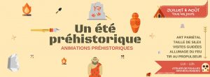 Animations et ateliers préhistoriques pour les vacances d'été